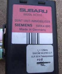 Blok upravleniya Subaru Drugoe (Subaru Drugoe), 88205-AC001