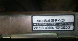 Blok upravleniya Mitsubishi, MB863945